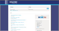 Desktop Screenshot of hologic.jobs