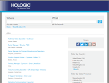 Tablet Screenshot of hologic.jobs